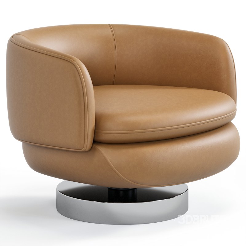 Vivienne Leather Armchair By Minotti Image 4