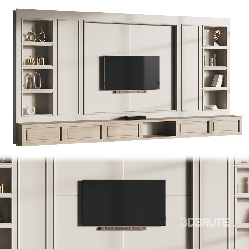 Modern TV Wall 09 Image 1