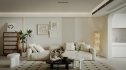 Modern living room and dining room interior scene - Thumbnail 1