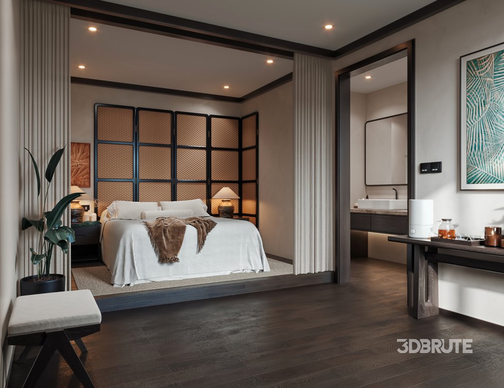 hotel bedroom Image 1