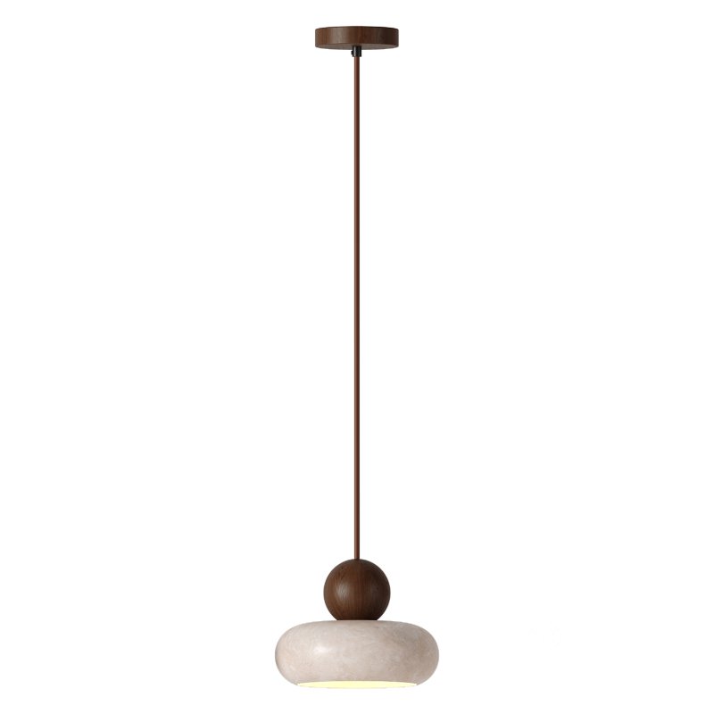 Wabi Sabi Natural Stone Shade Pendant Lamp Image 1