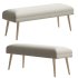 Ivory Glamorous Bench - Thumbnail 3