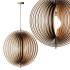 Creative Wood Round Globe Pendant Light Fixture Shade - Thumbnail 7