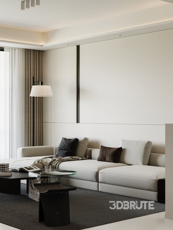 living room dining room bedroom Image 5