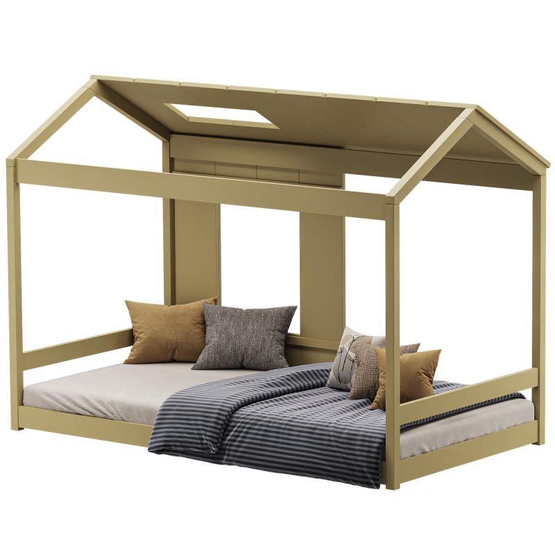 EUROCO Wood Twin Classic House Image 3