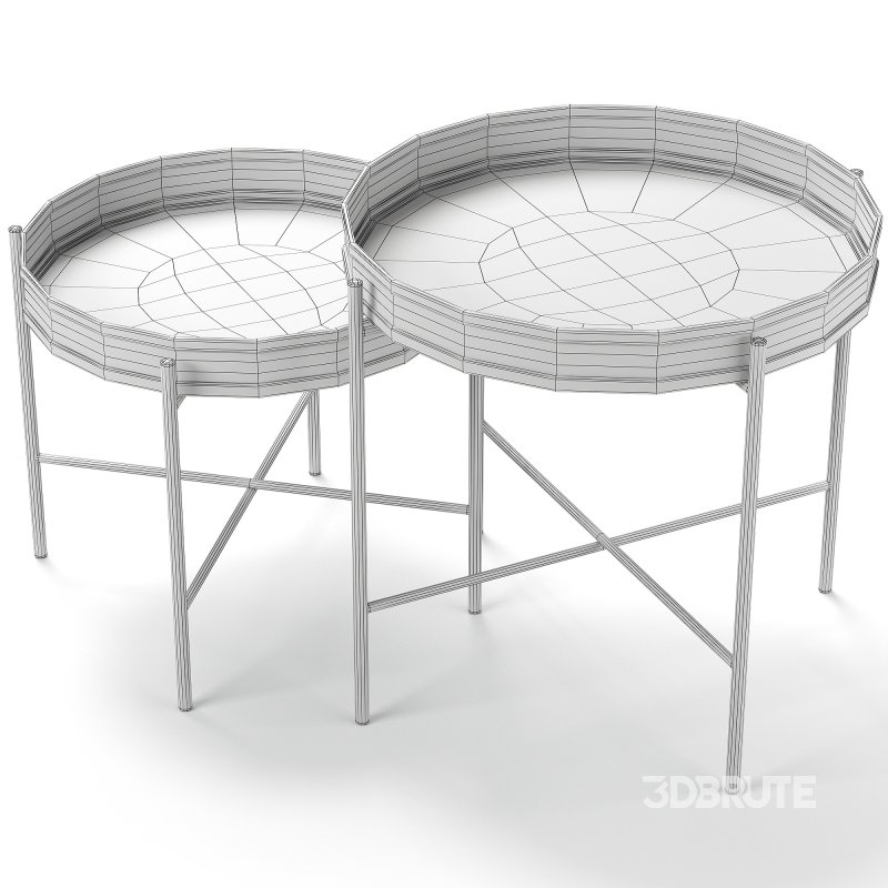 Rattan_wooden_table Image 1
