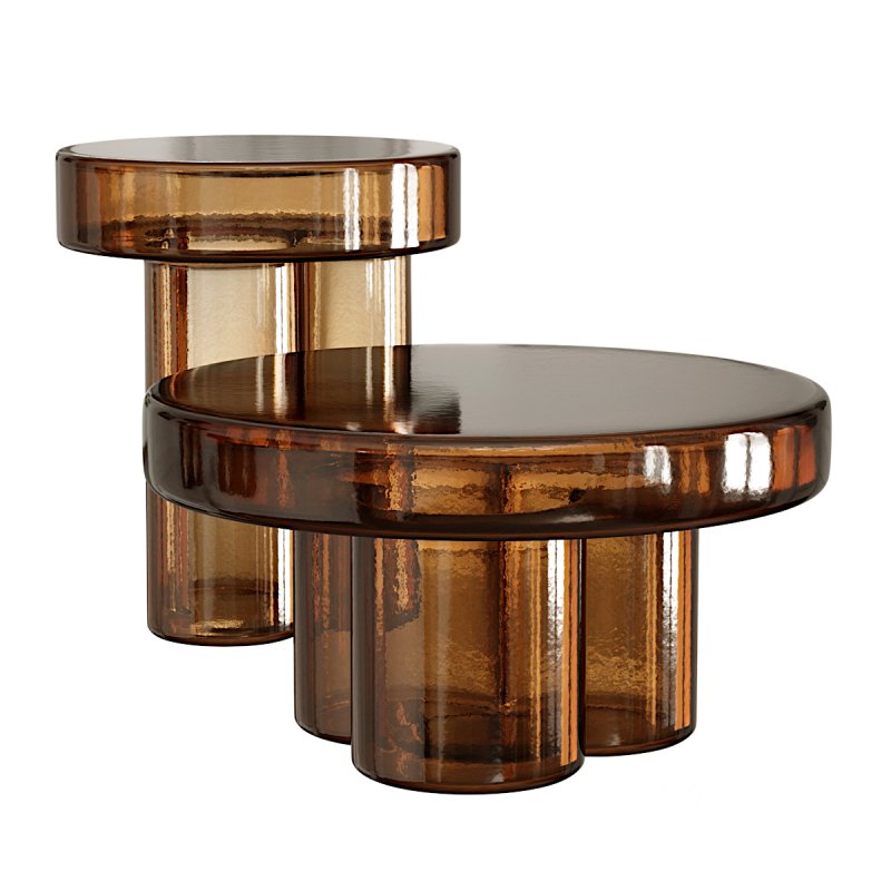 Miniforms Glass Tables by Yannis Gikas Image 3