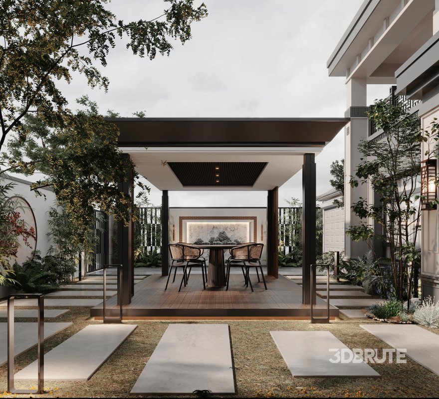 Garden Courtyard Image 1