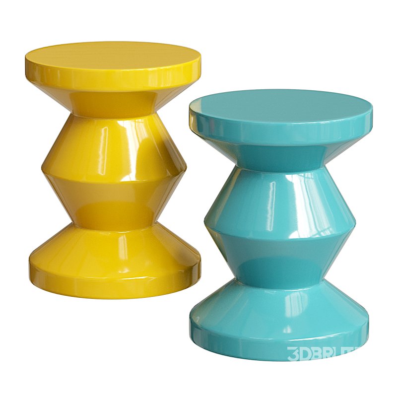 Zig Zag Stool By Pols Potten Image 3