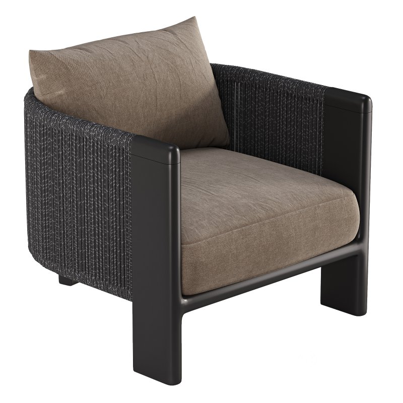 Palm Beach Teak Lounge Chair-Harbour Image 3