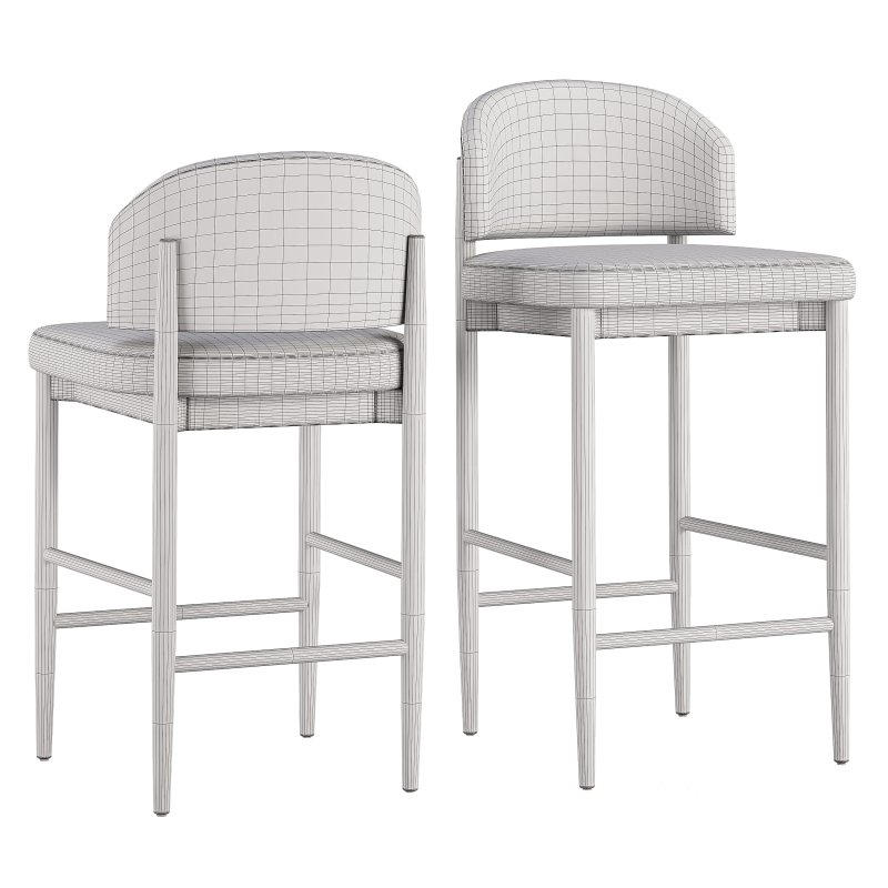 Eva Fabric Bar & Counter Stool-RH Image 5