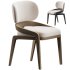 Scandinavian solid wood dining chair - Thumbnail 1