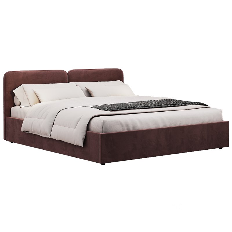 Vilena 180 Velvet Bed By divan ru Image 3