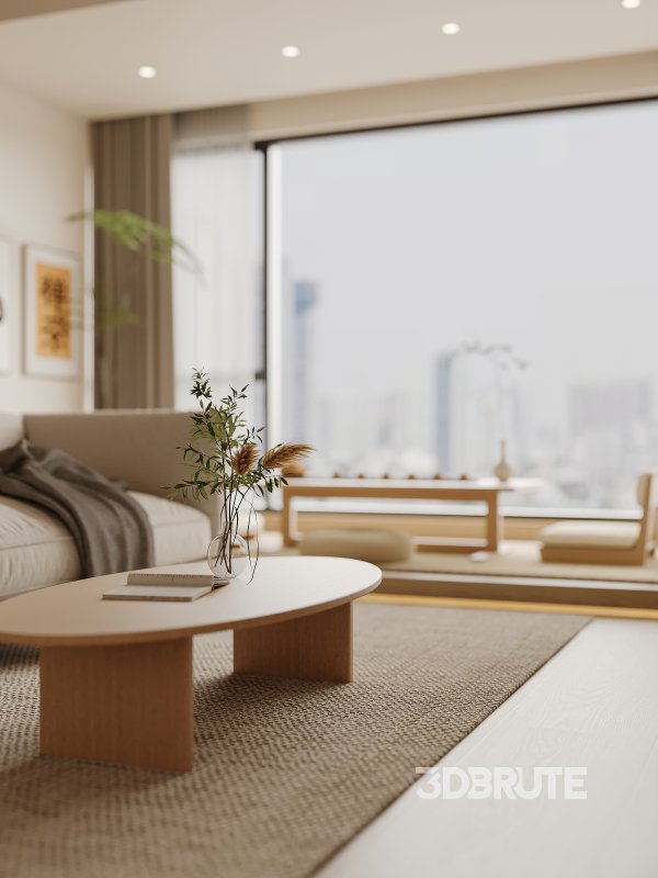 Japanese living and dining room Image 7