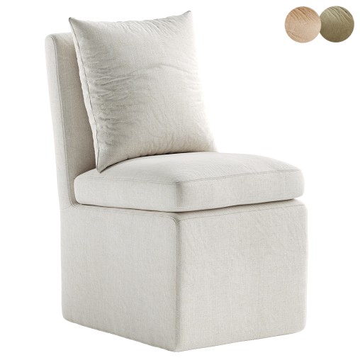 Glenrose Wheeled Dining Chair