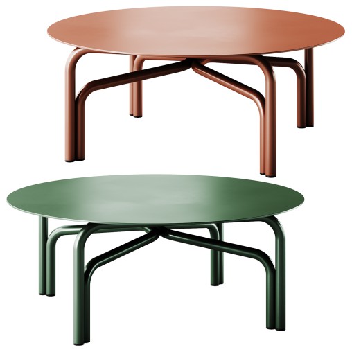 Salo Round Shaped Garden Table by Unopiu