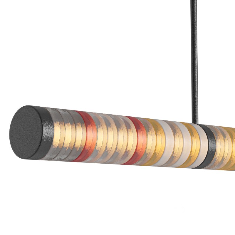 Galet Satin H Chandelier by HOLLY HUNT Image 6