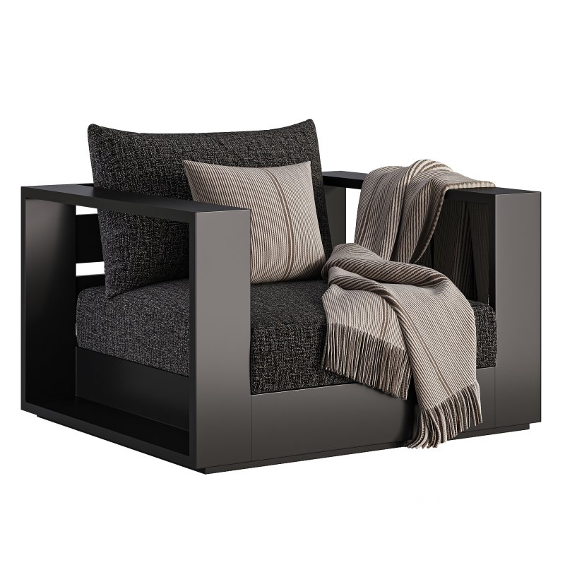 Hayman Teak Swivel Lounge Chair-Harbour Image 3