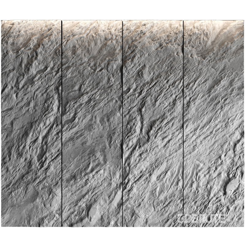 Rock Wall Set 01 Image 5