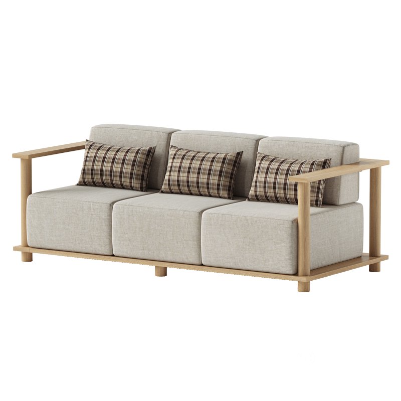 Pinet Teak Outdoor Sofa Image 4