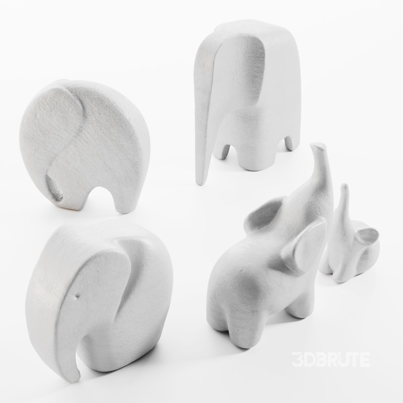 Elephant sculptures Image 6