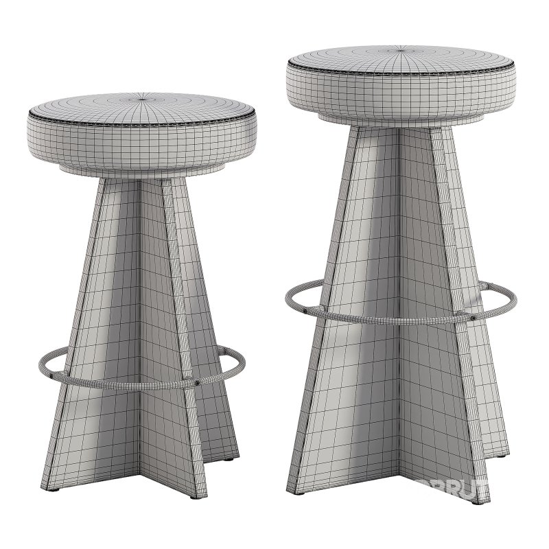 Damon Swivel Bar & Counter Stool-Fourhands Image 4