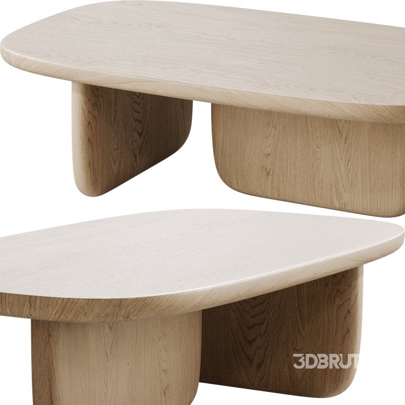 Litfad Scandinavian Coffee Table Image 3