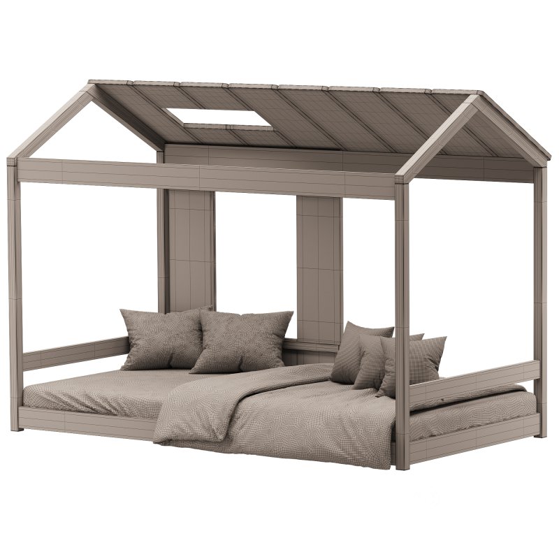 EUROCO Wood Twin Classic House Image 4