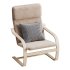 Armchair Mius Fabric Velutto 06 - Thumbnail 5