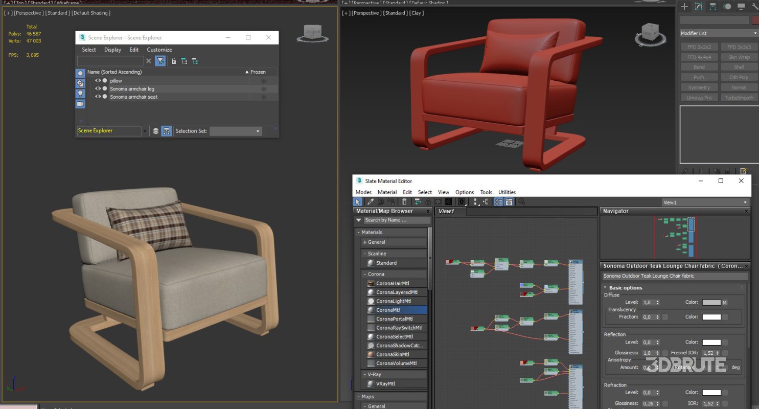 Sonoma Outdoor Teak Lounge Chair Image 8