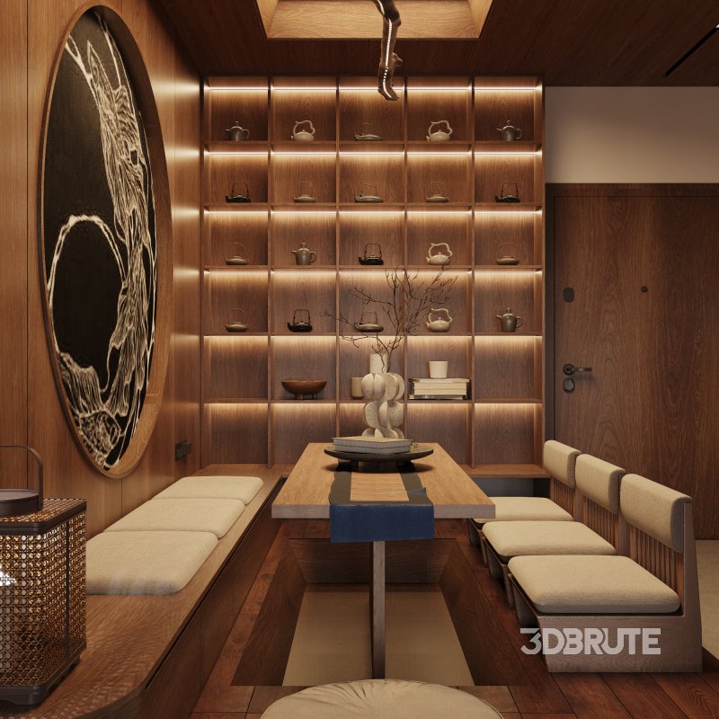 Japanese Living Room Dining Room Bedroom Image 19