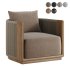 Palm Beach Teak Swivel Lounge Chair-Harbour - Thumbnail 1