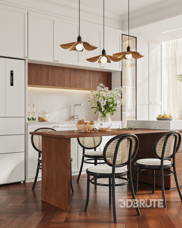 Luxurious living room and dining room Image 2