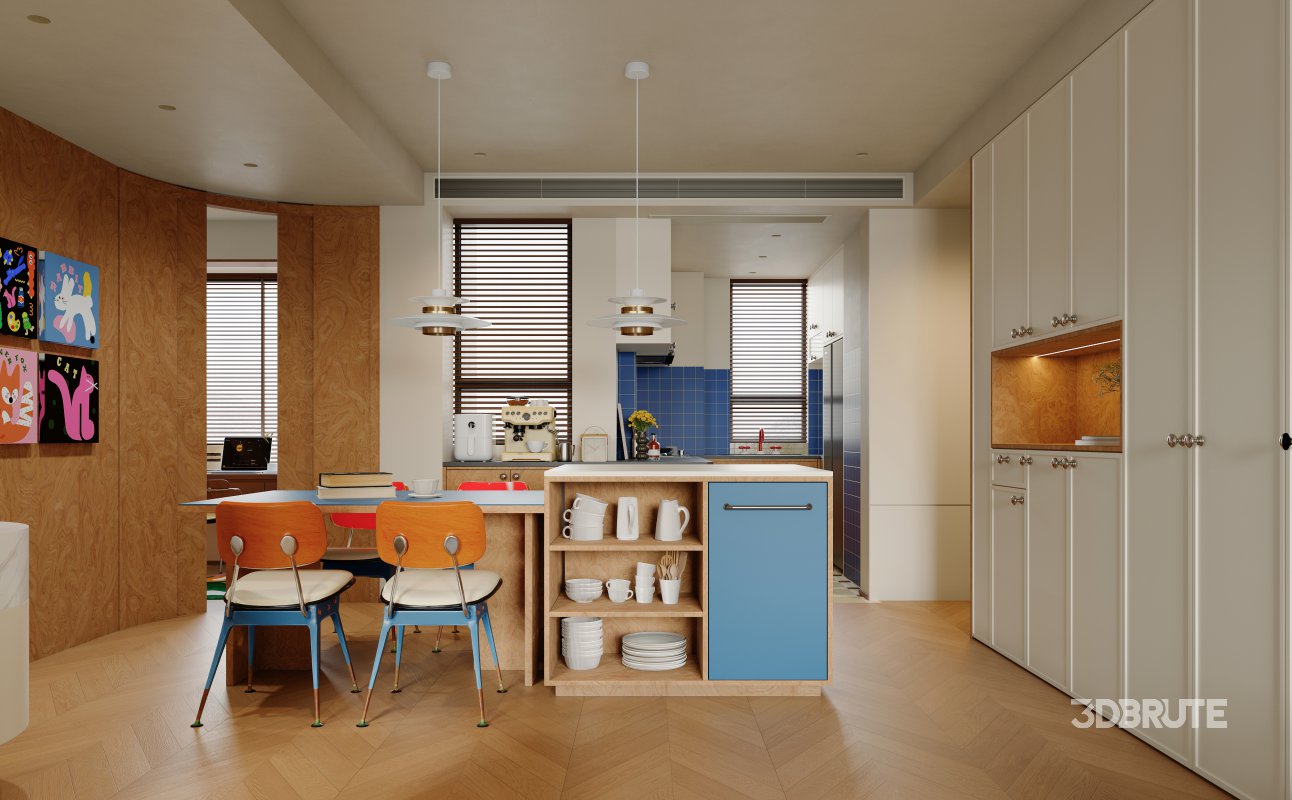 Living Room Dining Room Kitchen Bedroom Image 3