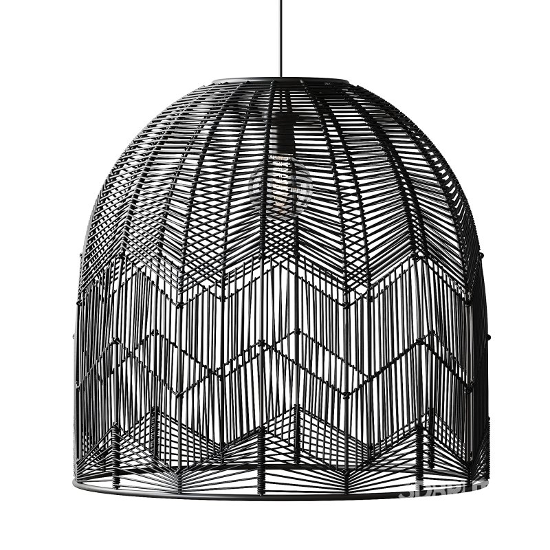 Basket Rattan Pendant Light Shades Image 5