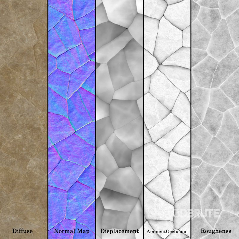 Stone Wall 29 (Seamless) Image 6