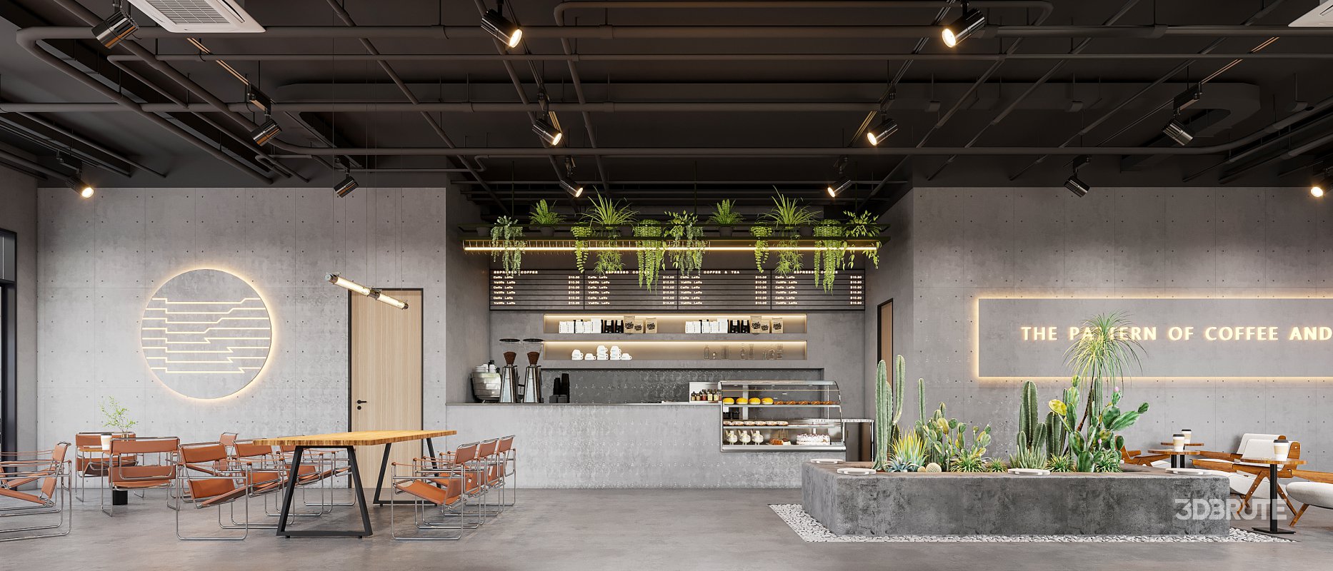 Modern coffee shop restaurant Image 1