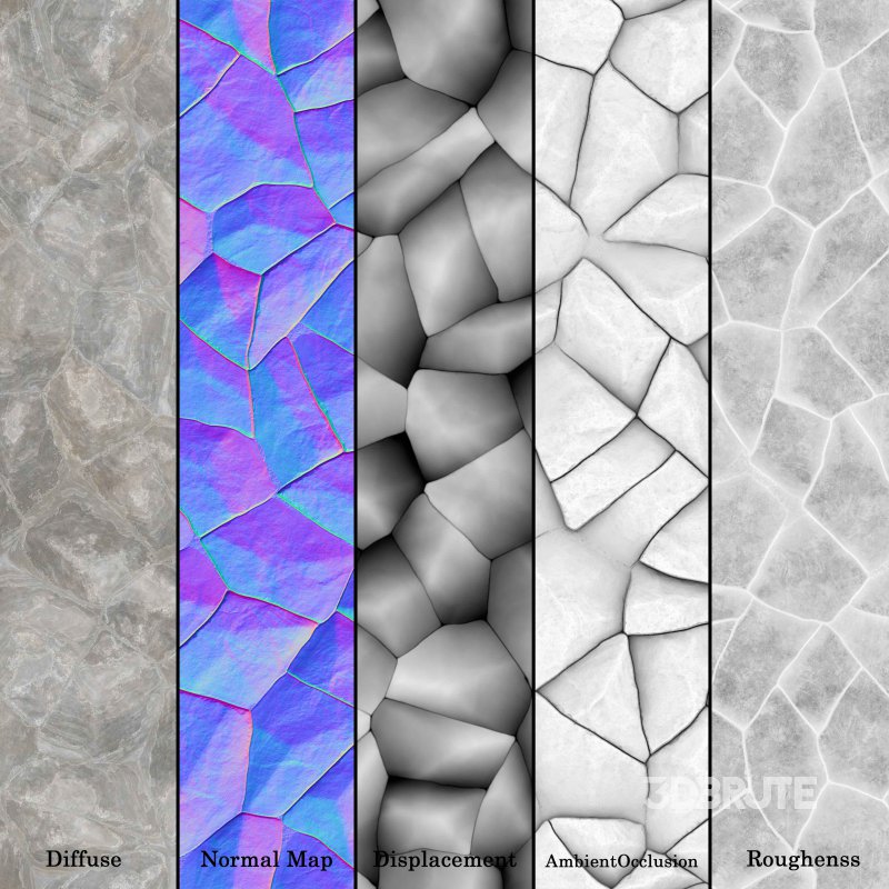 Stone Wall 28 (Seamless) Image 6