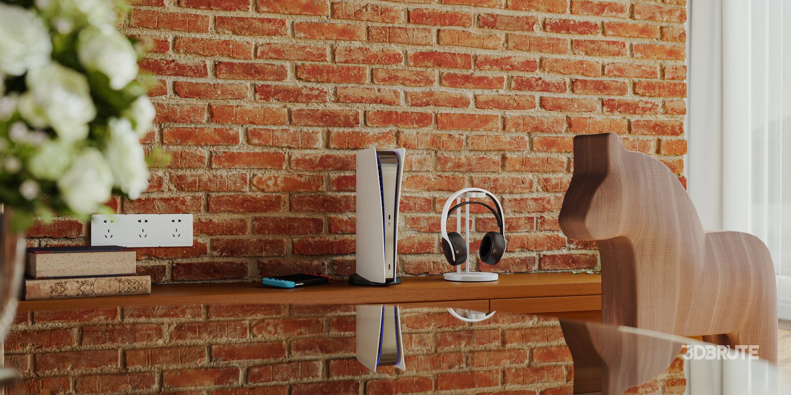 Luxurious living room and dining room Image 4