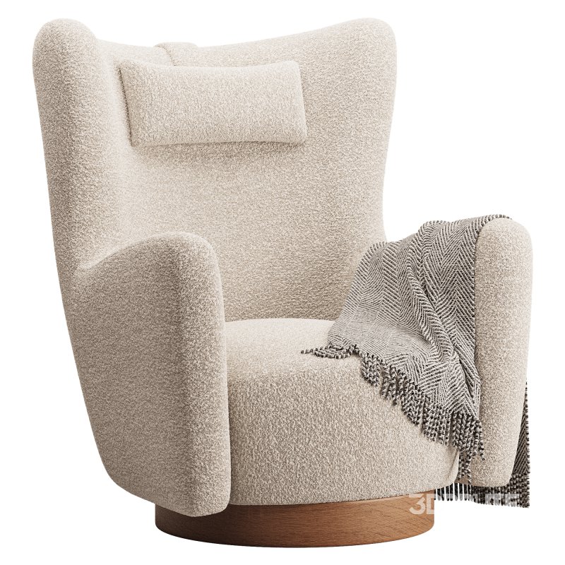 Colette Swivel Armchair Image 1