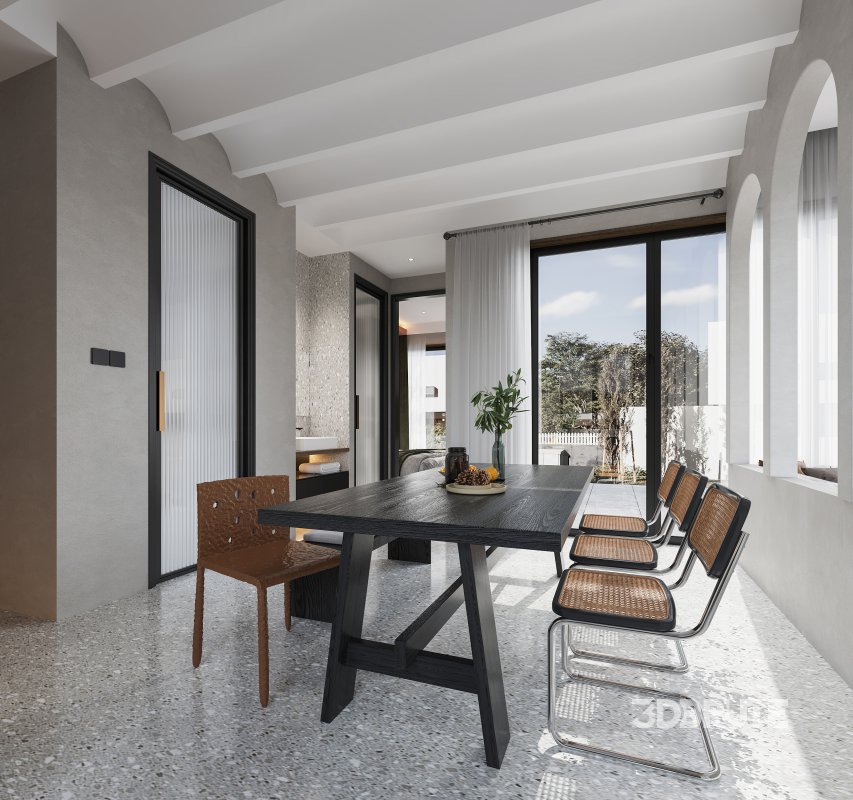 Living Room Dining Room Bedroom Image 4