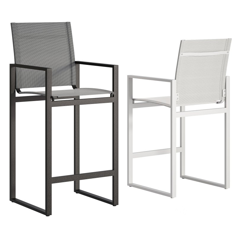Hayman Aluminum Bar & Counter Stool-Harbour Image 1