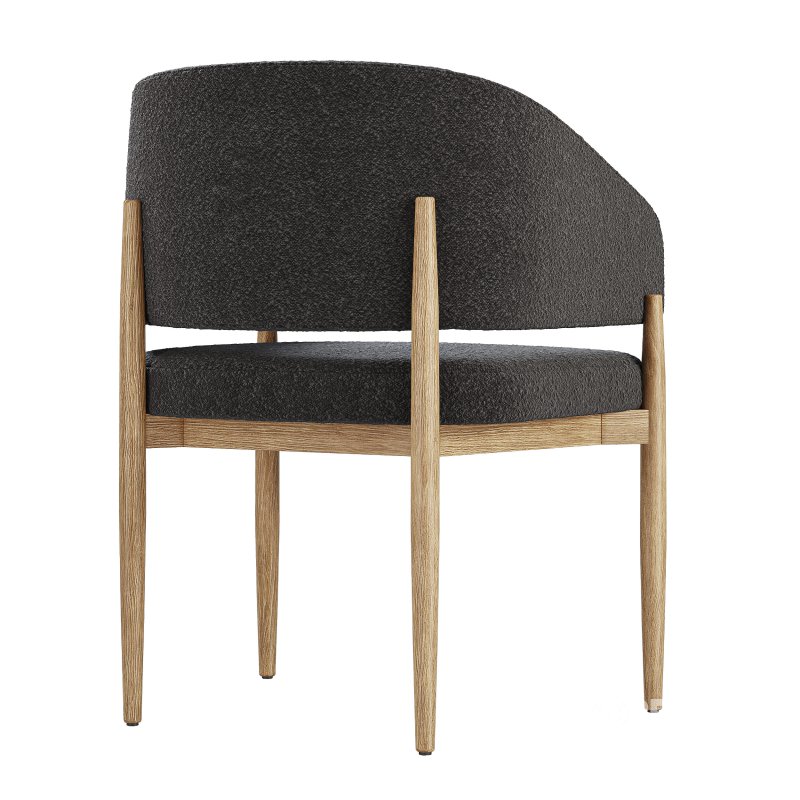 EVA FABRIC DINING ARMCHAIR Image 5