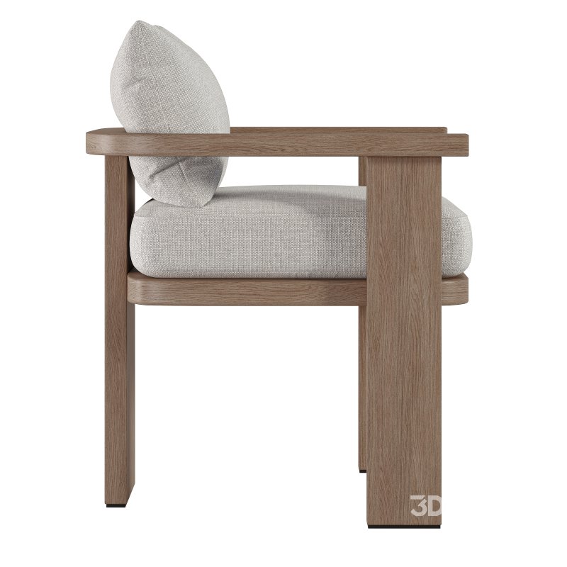 Tahana Outdoor Dining Armchair-fourhands Image 4