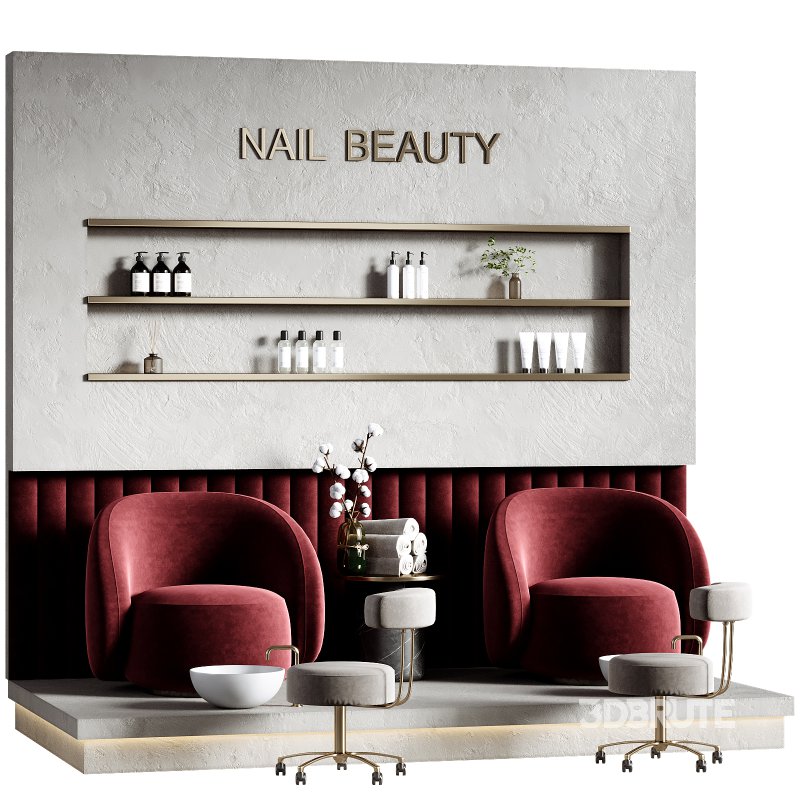 Pedicure area in the beauty salon 07 Image 2