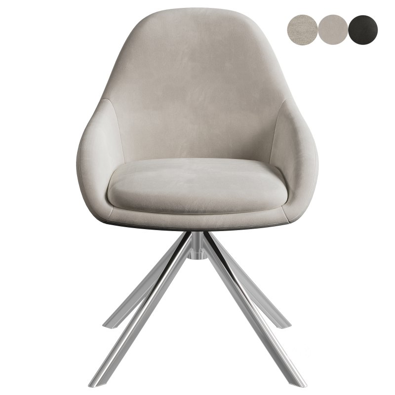 Kiana Chair Velvet Blue Image 2