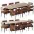 Jazelle Dining Chair & Garrett Dining Table - Thumbnail 1
