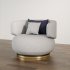 Comfy Round Lounge Chair with Cushions - Thumbnail 2