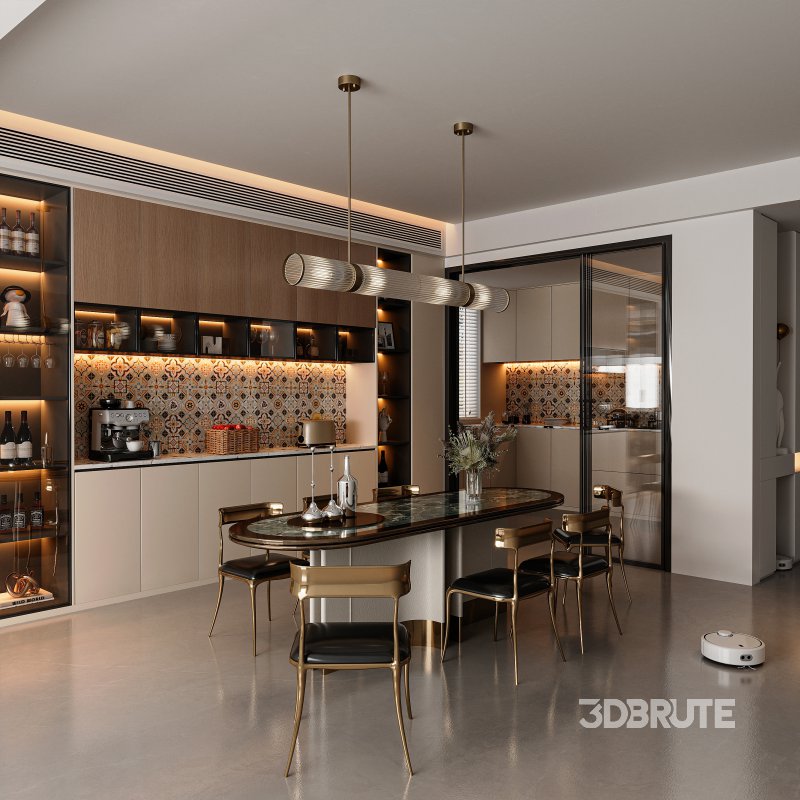 Modern dining room Image 1