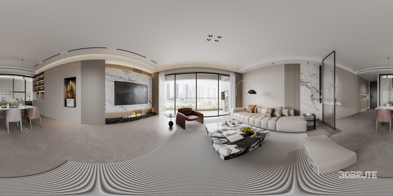 living room dining room Image 5